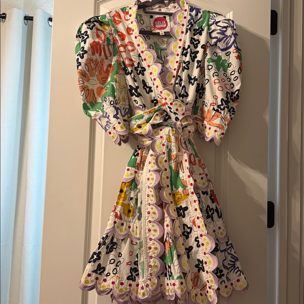 CeliaB Multicolor Patterned Mini Dress - Picture 6 of 6